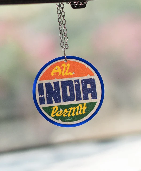 All India Permit Car Hanging