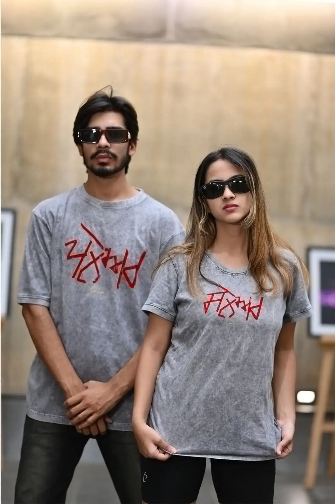 Player/ Slayer Grey Stonewashed T-shirt