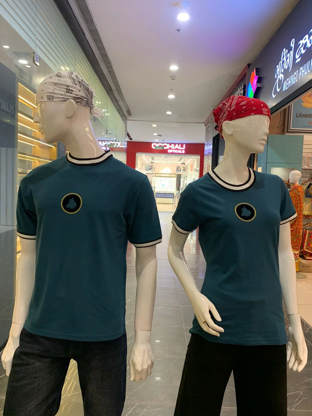 Punjab Map Teal T-Shirt