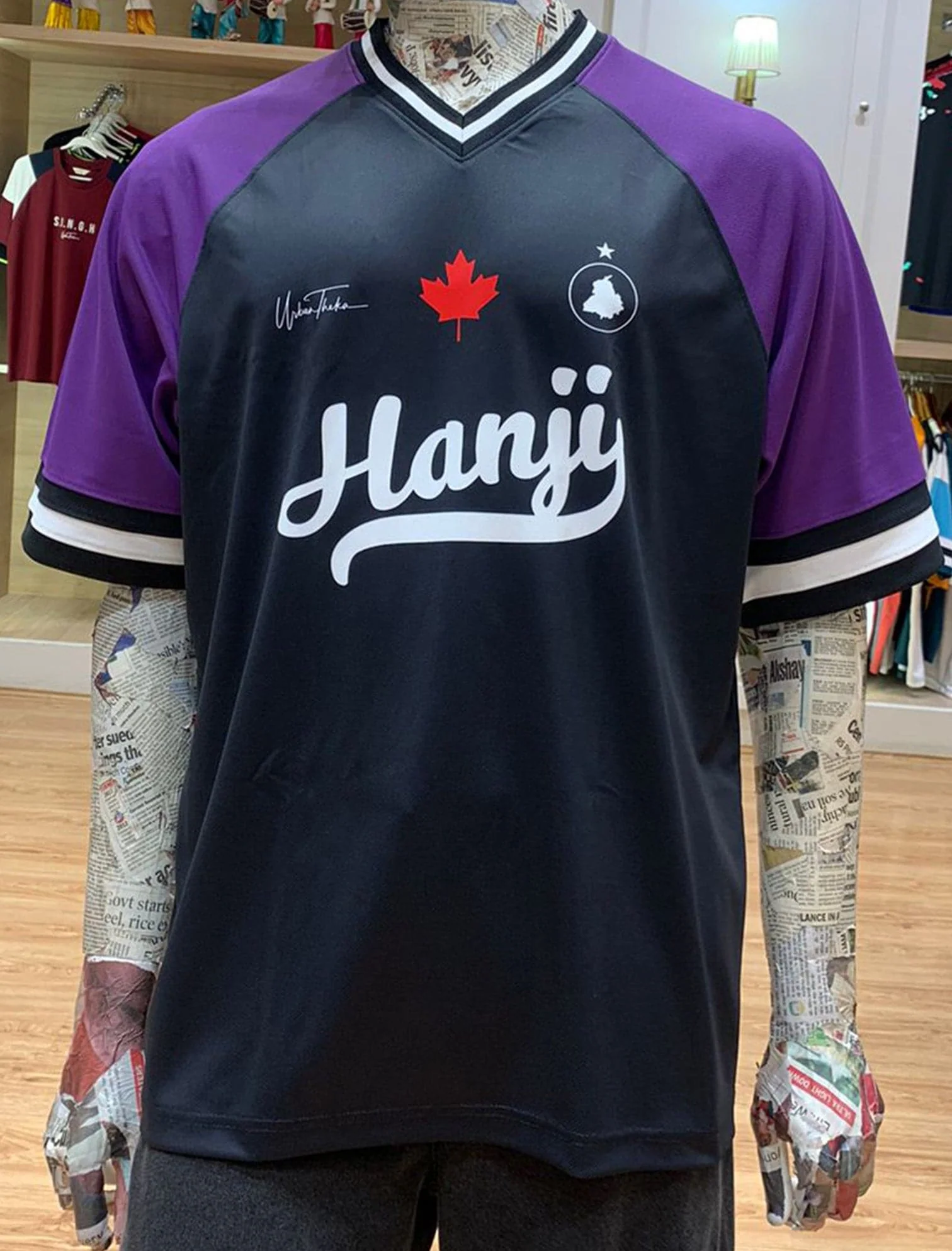 Hanji Cool-n-Dry-Fit Drop Shoulder T-Shirt