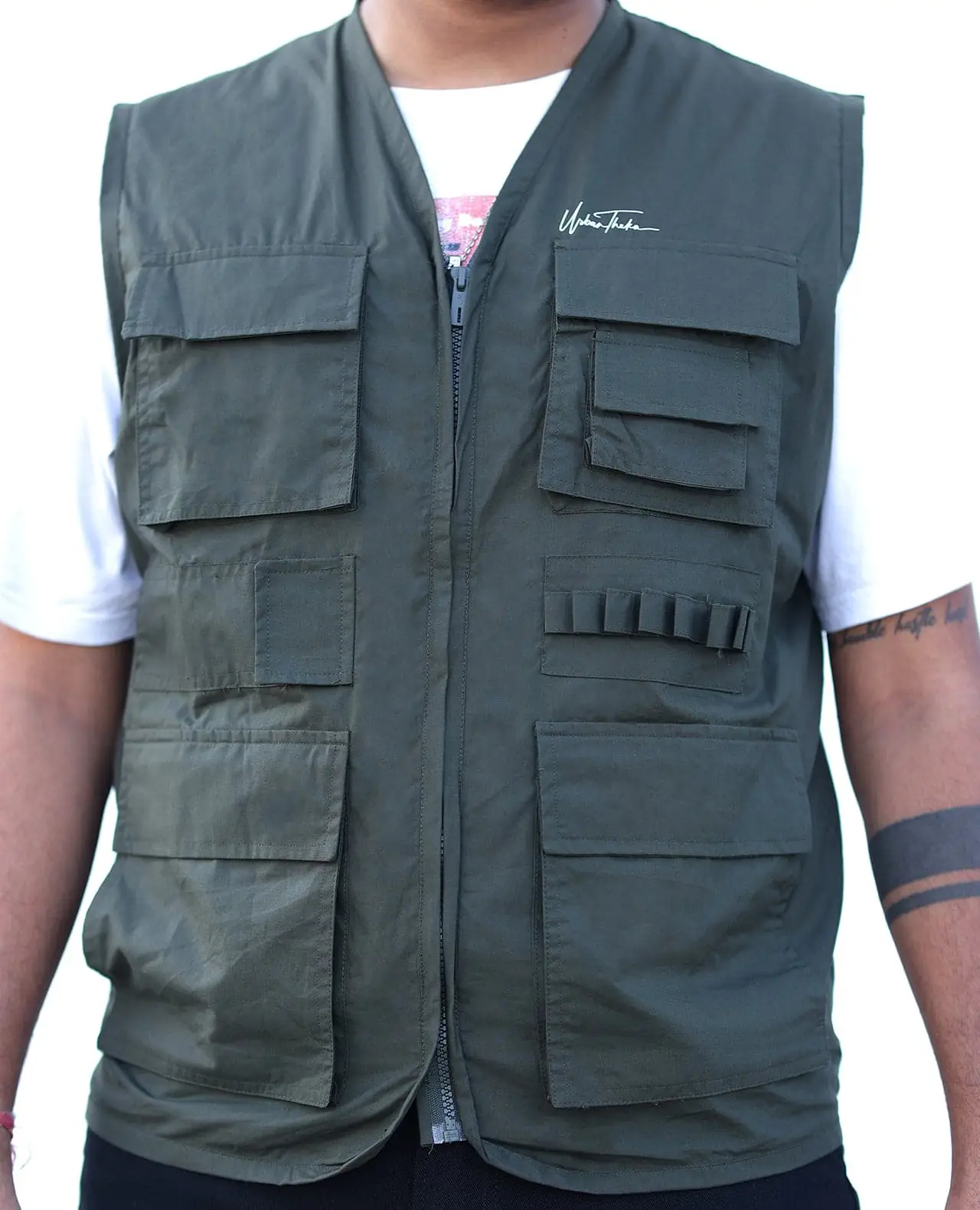 Olive green Multi Utility Vest