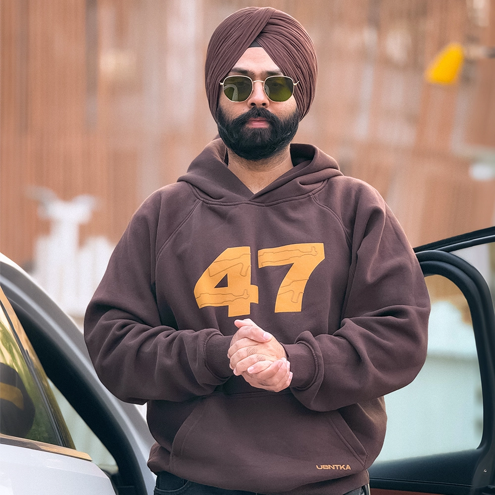 47 Hoodie Coffee Colour