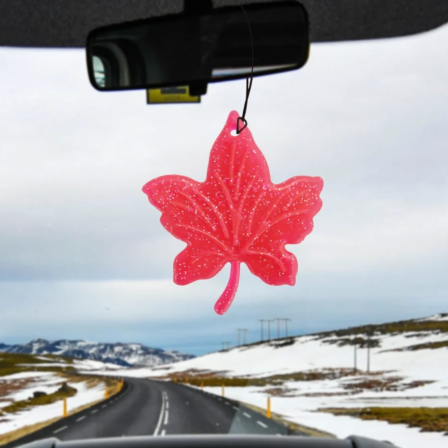 Leaf- Rose and Black